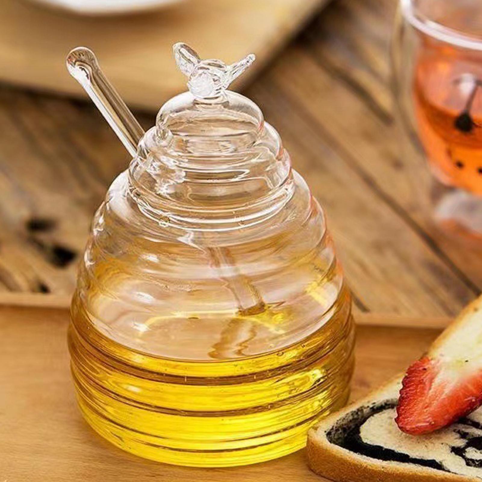 Food Storage 30 Years - 뚜껑이 있는 꿀병 유리 꿀병 용기