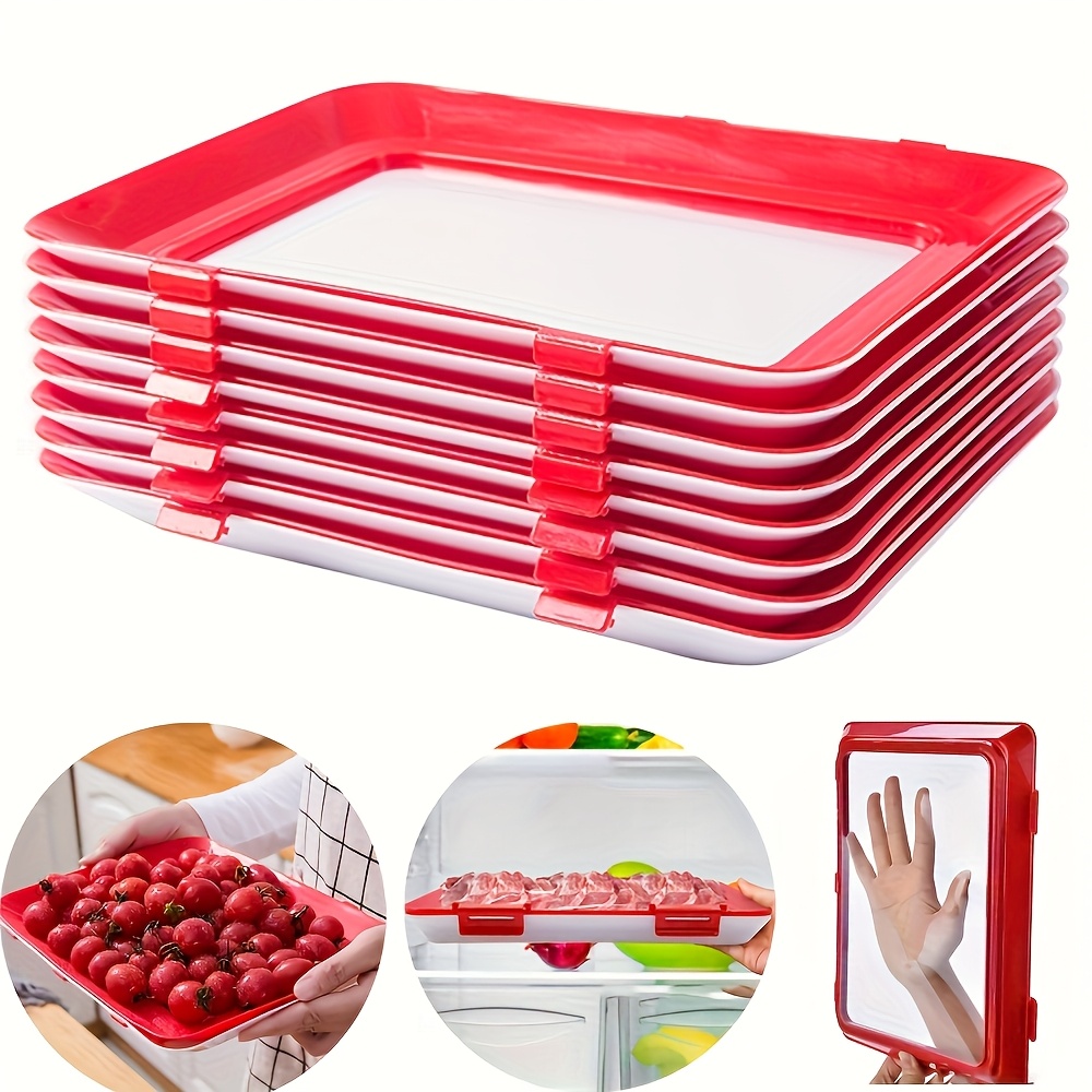 Food Storage And Safety - 식품 보존 트레이 재사용 가능 적층식