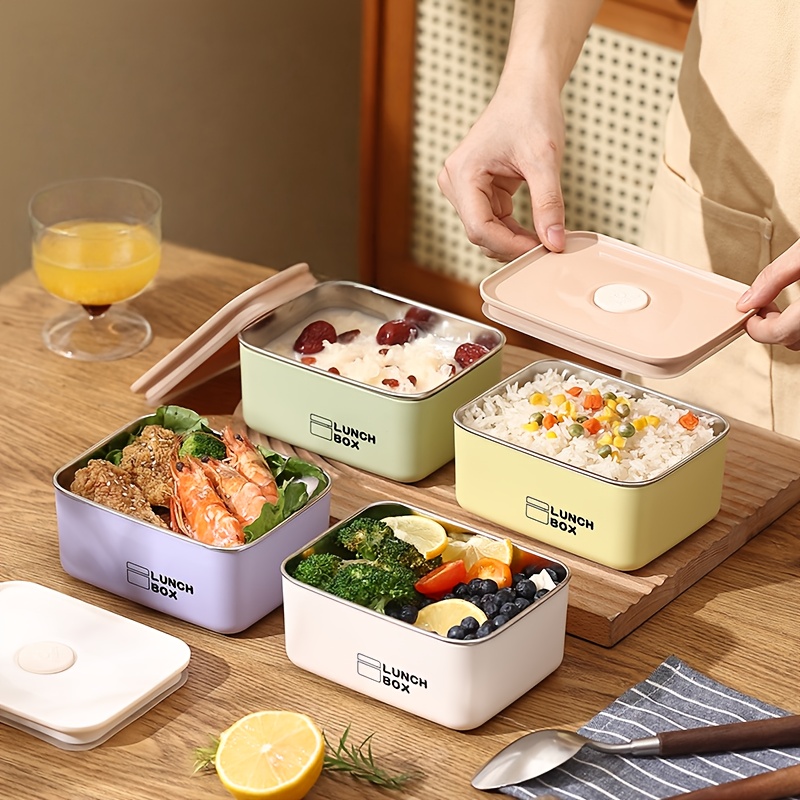 Food Storage Stainless Steel - 스테인리스 스틸 누수 방지 식품 보관