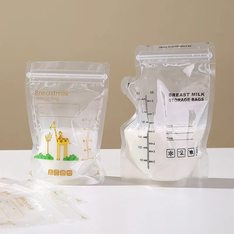 Food Storage Xl - 30개 두꺼운 PE 만화 캐릭터 모유