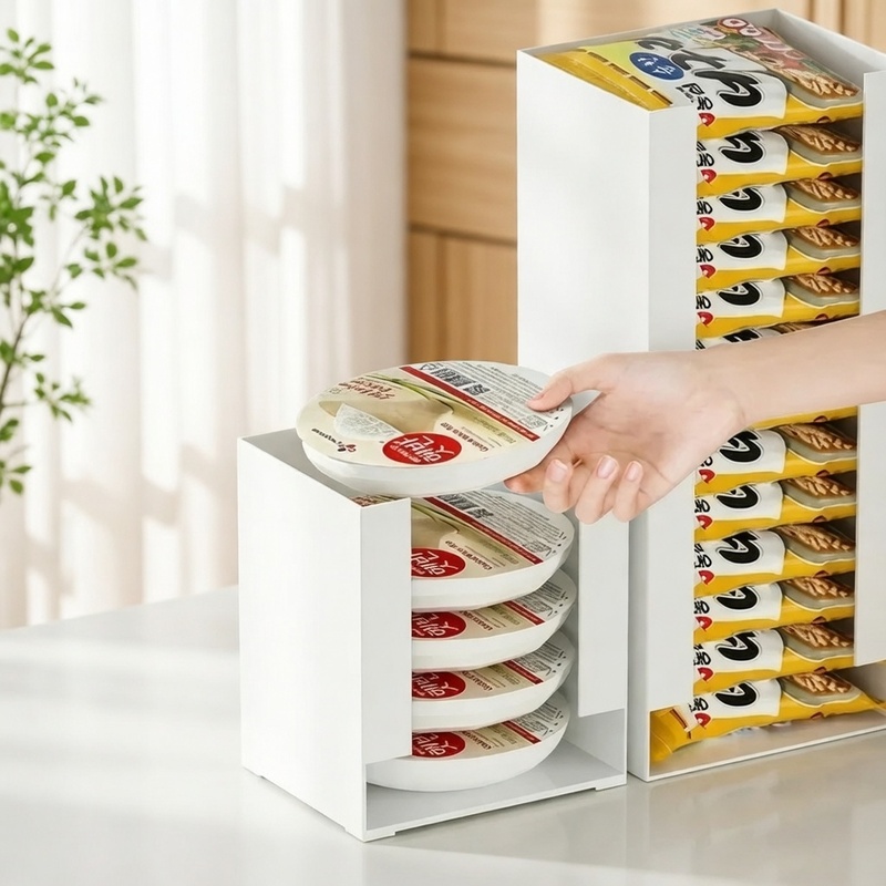 Food Storage In Pantry - 쌓을 수 있는 인스턴트 라면 컵