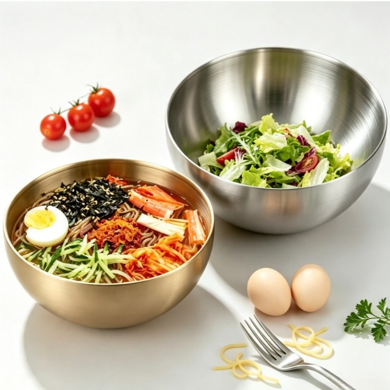 Food Storage Stainless Steel - 스테인리스 스틸 믹싱 볼, 금속 서빙