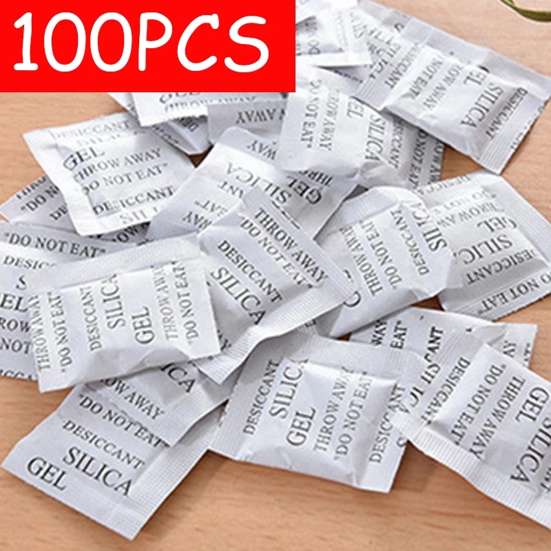 100-300PCS 팩 비 독성 실리카 젤 건조제 방습 - Food Storage Cabinet For Kitchen 리뷰 및 가격