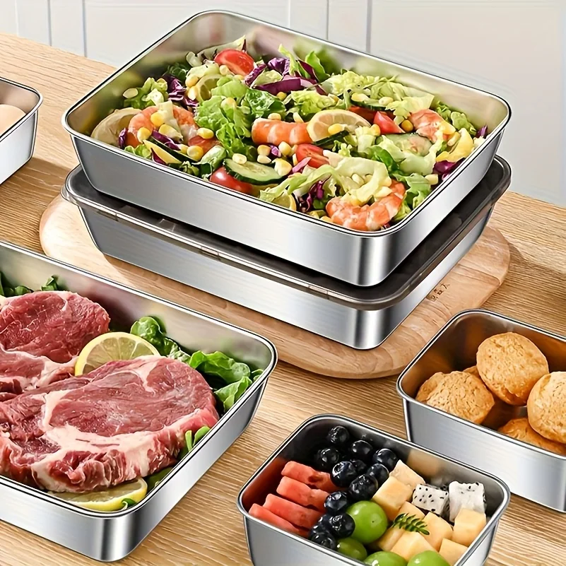 5종 스테인리스 스틸 식품 보관 세트 - 새지 않는 뚜 - Food Storage Stainless Steel 리뷰 및 가격