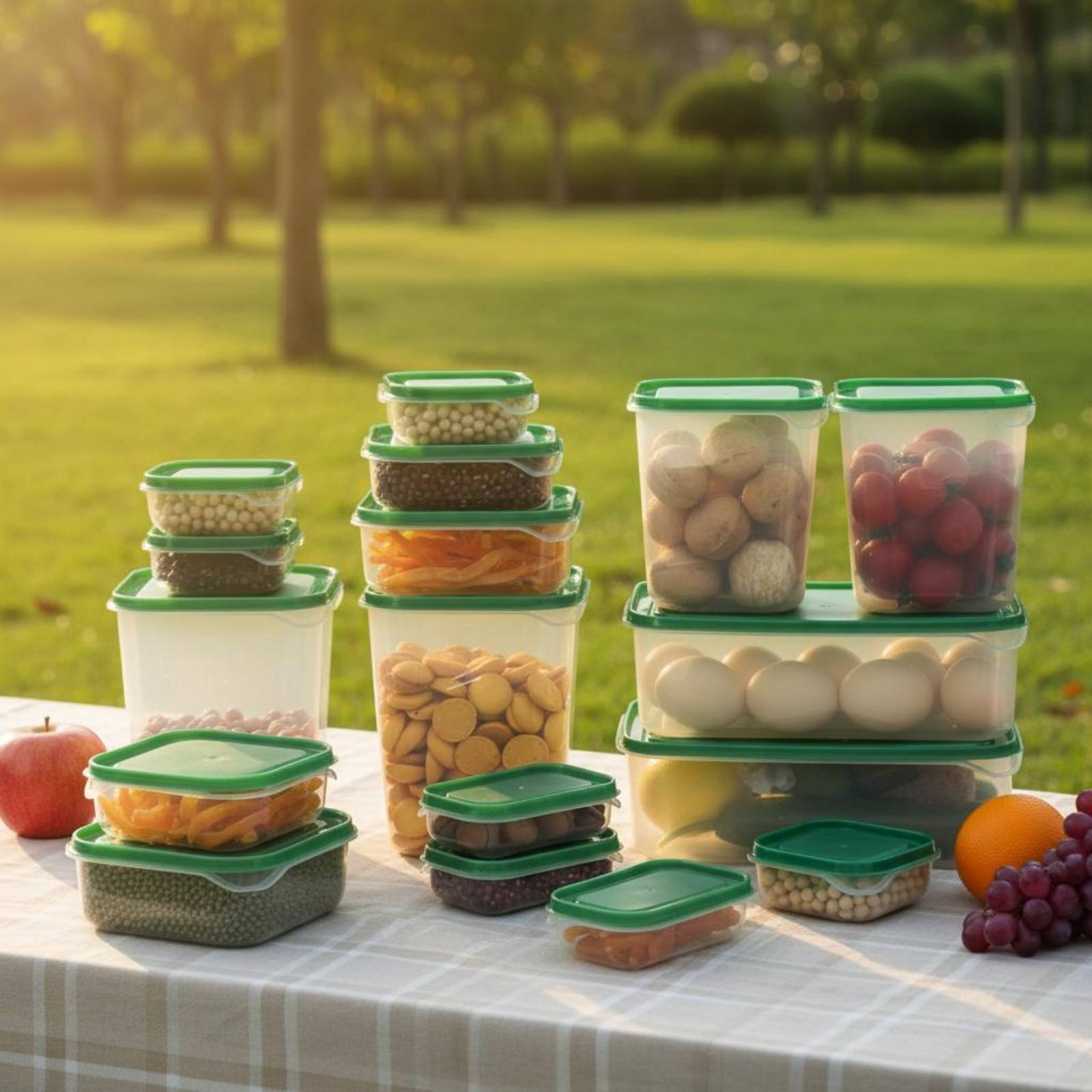 17개 냉장고 보관함 세트, 새지 않는 플라스틱 음식  - Food Storage Containers Set 리뷰 및 가격