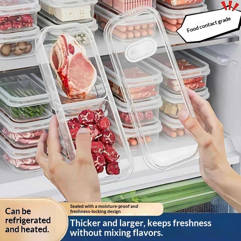 쌓을 수 있는 냉장고 냉동고 정리함 1팩 사각형 식품  - Food Storage In Pantry 리뷰 및 가격
