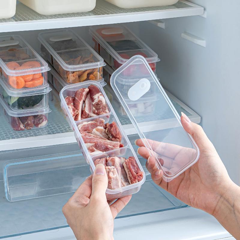 쌓을 수 있는 냉장고 냉동고 정리함 1팩 사각형 식품  - Food Storage In Pantry 리뷰 및 가격