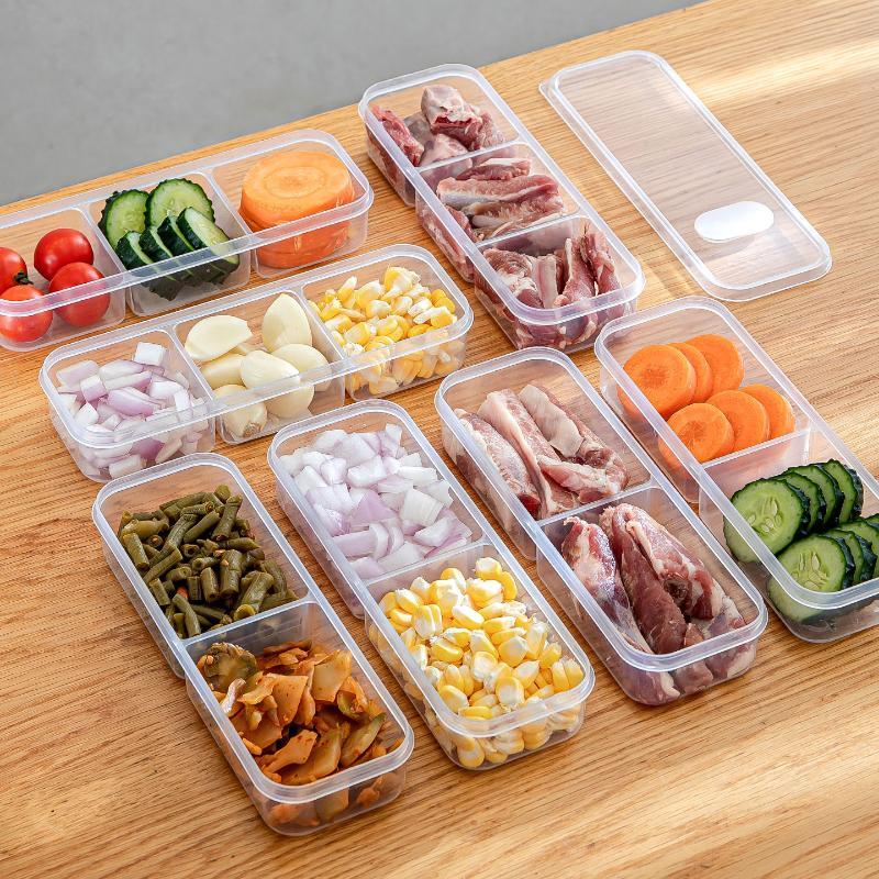 쌓을 수 있는 냉장고 냉동고 정리함 1팩 사각형 식품  - Food Storage In Pantry 리뷰 및 가격