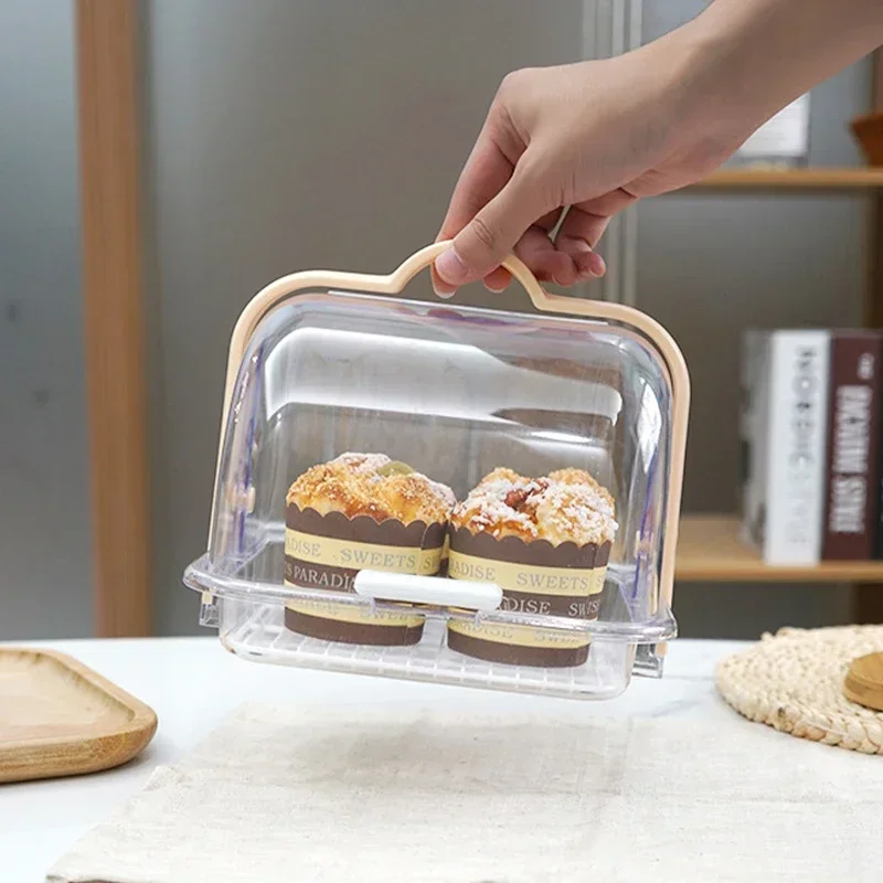 다목적 투명 케이크 빵 페이스트리 보관함 캐리어, 방진 - Food Storage Acrylic Containers 리뷰 및 가격