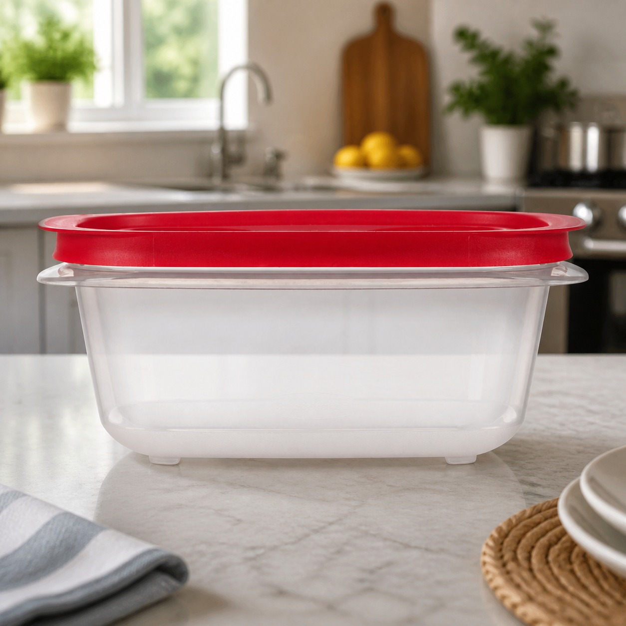 주방 식사 준비를 위한 간편한 뚜껑이 있는 빨간색 직사 - Food Storage Meal Prep 리뷰 및 가격