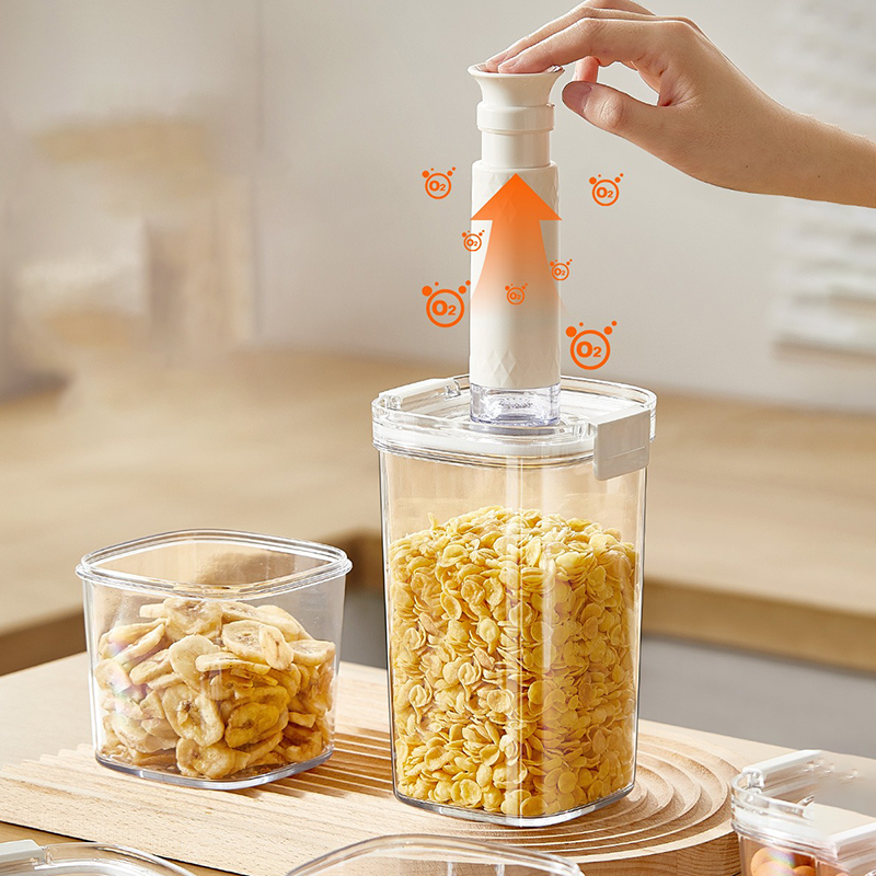 진공 밀봉 탱크 커피 콩 진공 항아리 주방 시리얼 보관 - Food Storage Acrylic Containers 리뷰 및 가격