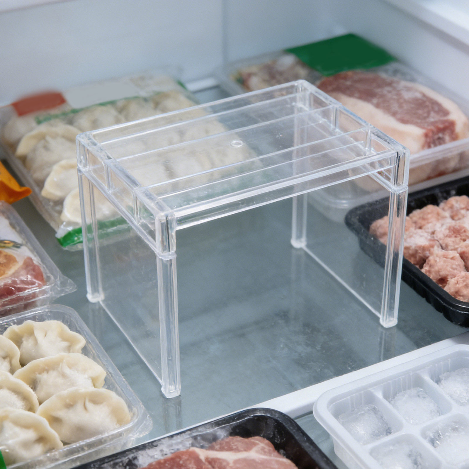 2개 세트 냉장고 정리 선반 투명 수납 랙 냉동실 선반 - Food Storage Cabinet For Kitchen 리뷰 및 가격