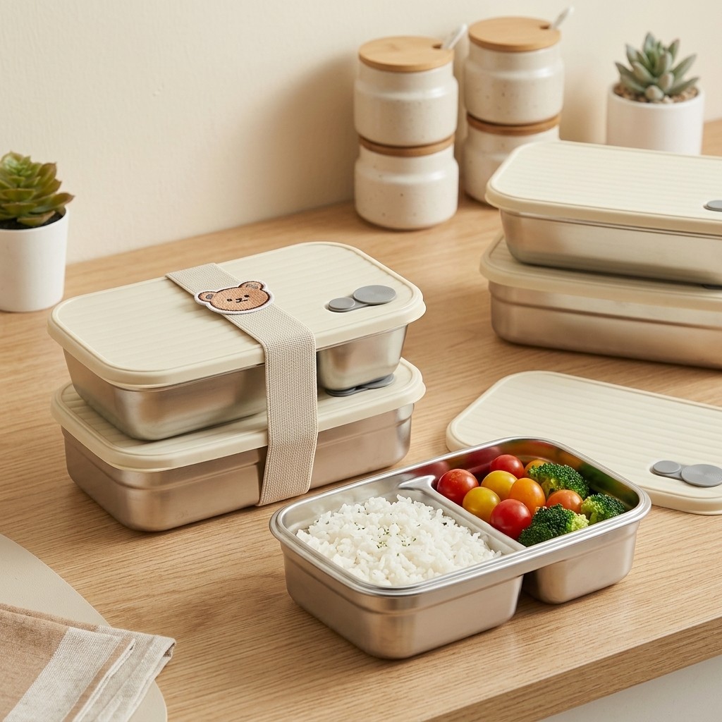 스테인리스 스틸 도시락 금속 도시락 전자레인지용 식품  - Food Storage 30 Years 리뷰 및 가격