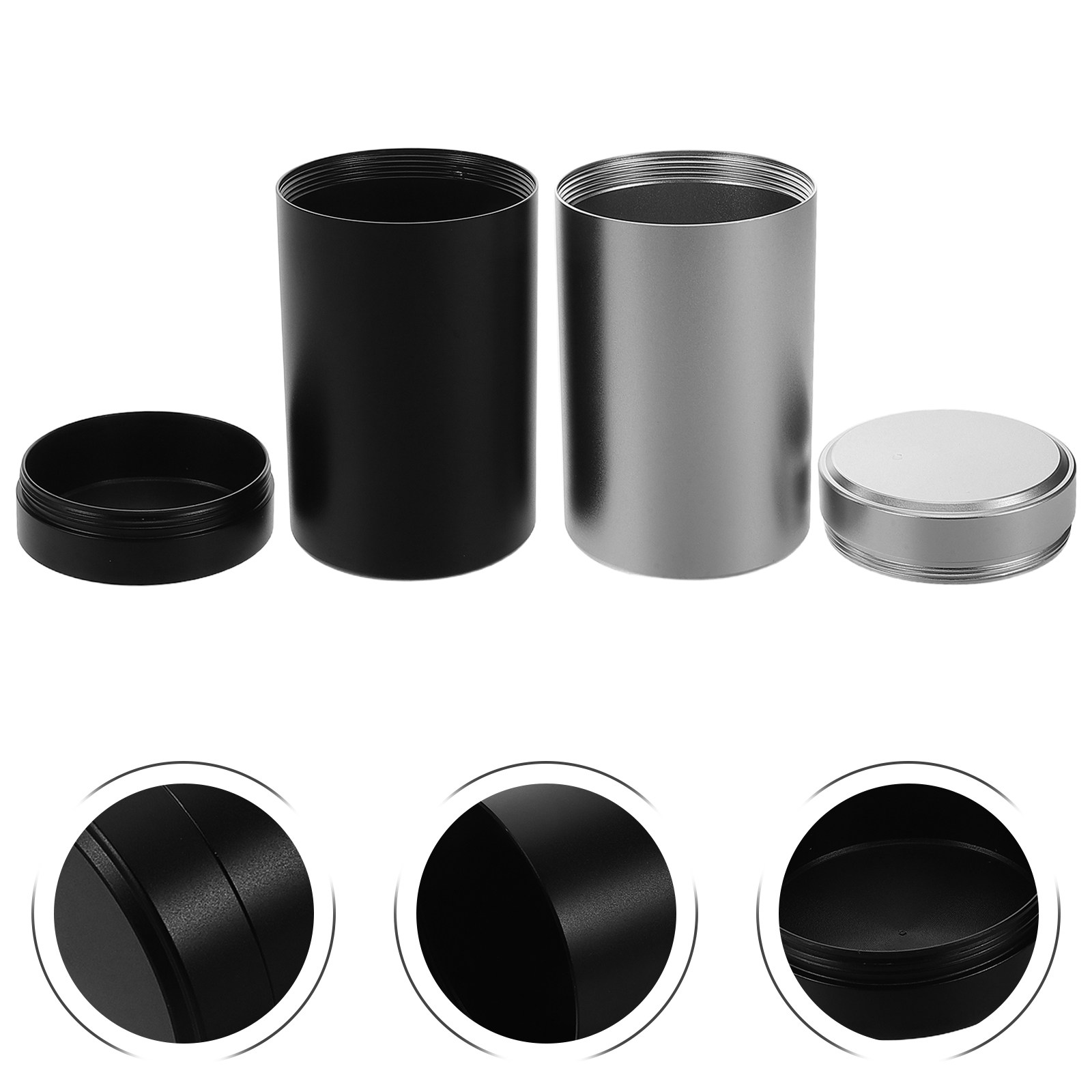 2개 세트 금속 용기 세트 알루미늄 합금 휴대용 밀폐  - Food Storage Containers Set 리뷰 및 가격