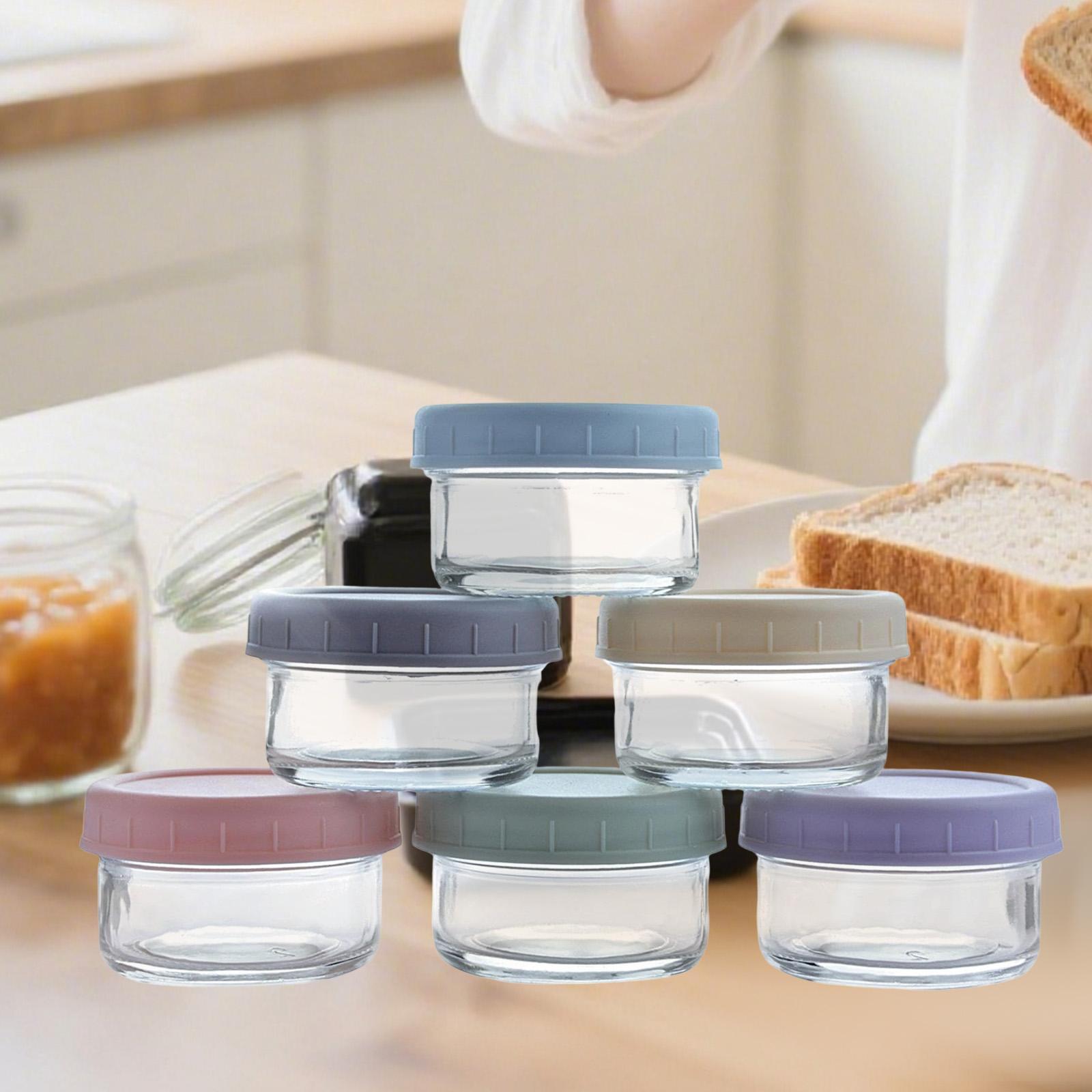 미니 유리병, 새지 않는 뚜껑 포함, 주방 향신료, 소 - Food Storage Glass Set 리뷰 및 가격