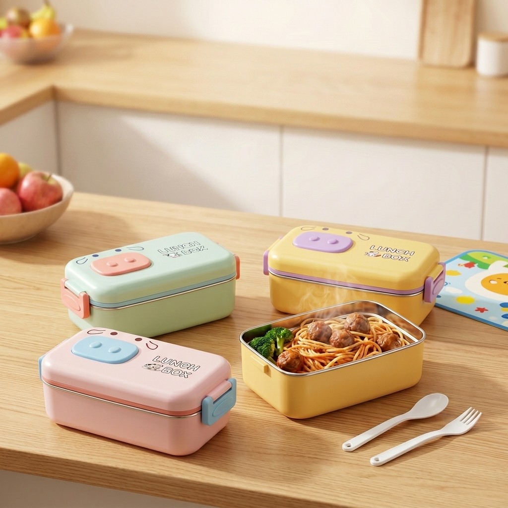 304 스테인리스 스틸 도시락, 누수 방지, 칸막이형, - Food Storage Cabinet For Kitchen 리뷰 및 가격