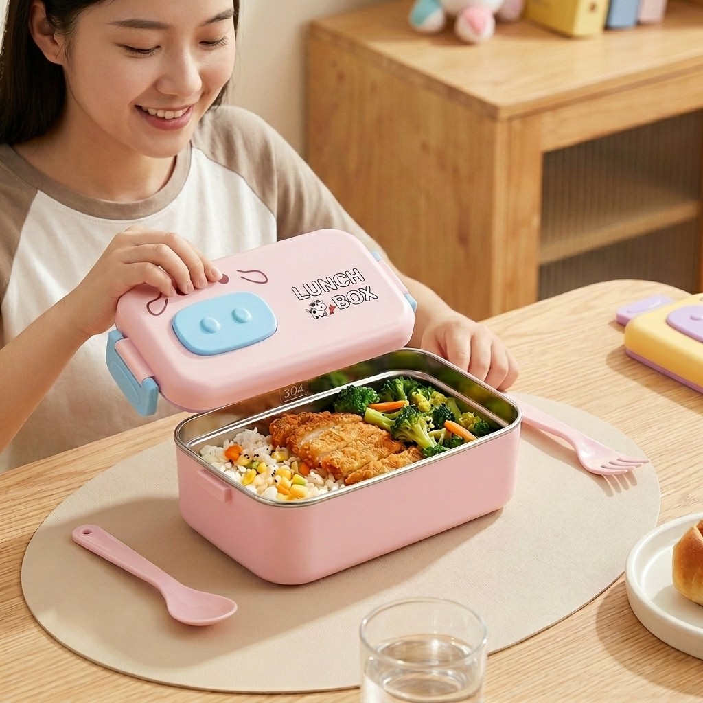 304 스테인리스 스틸 도시락, 누수 방지, 칸막이형, - Food Storage Cabinet For Kitchen 리뷰 및 가격