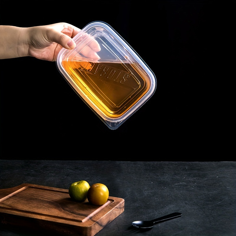 6개의 투명한 쌓을 수 있는 플라스틱 식품 보관 용기  - Food Storage Containers Set 리뷰 및 가격