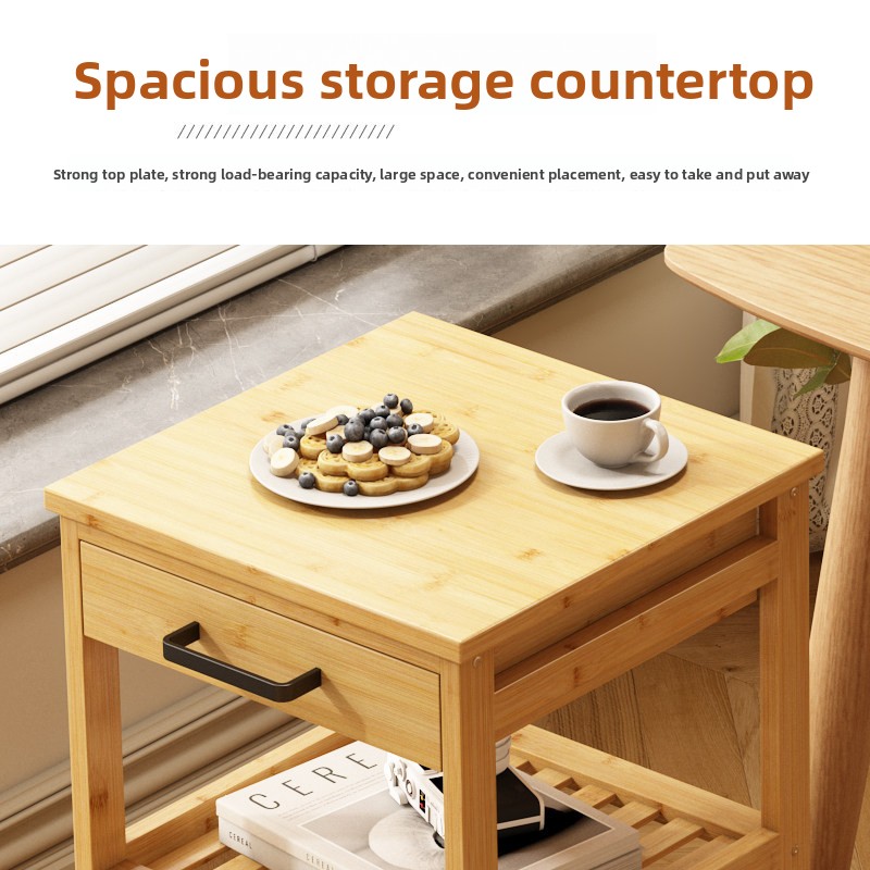 심플한 다층 거실 수납장, 소파 사이드 테이블, 이동식 - Food Storage Xl 리뷰 및 가격