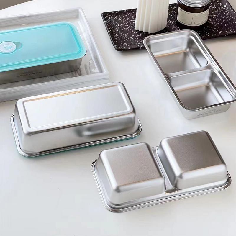 304 스테인레스 스틸 점심 도시락 상자 단일/이중 구 - Food Storage With Compartments 리뷰 및 가격