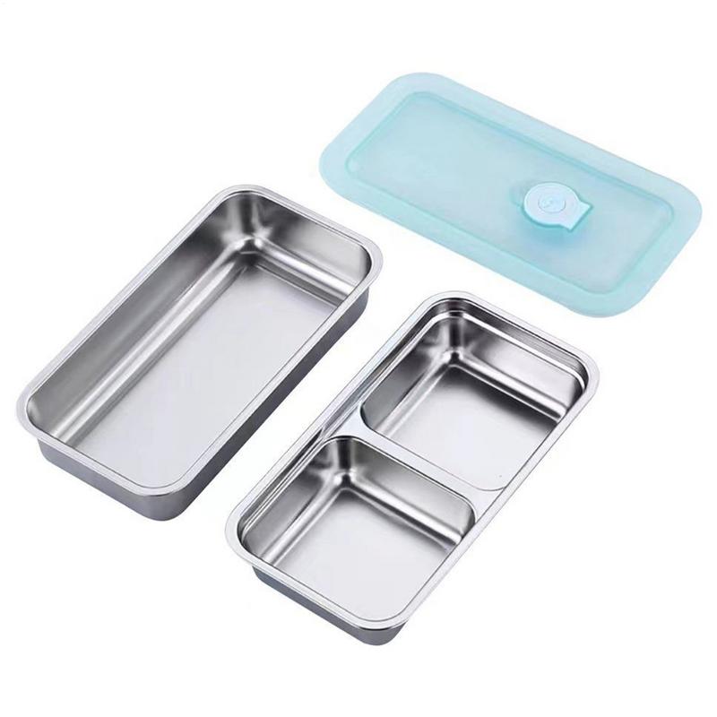 304 스테인레스 스틸 점심 도시락 상자 단일/이중 구 - Food Storage With Compartments 리뷰 및 가격