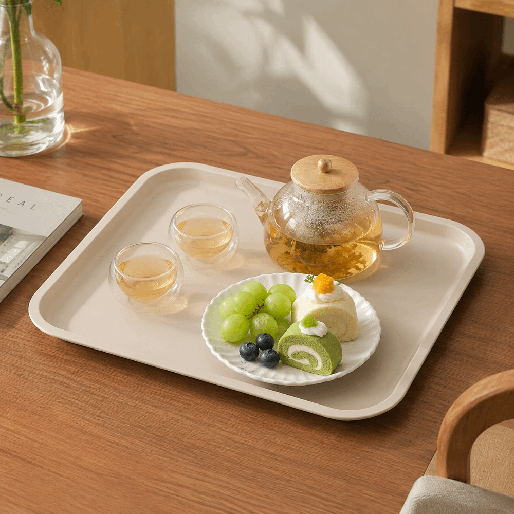 다색 서빙 트레이 다양한 크기 직사각형 수납용 얕은 트 - Food Storage Xl 리뷰 및 가격