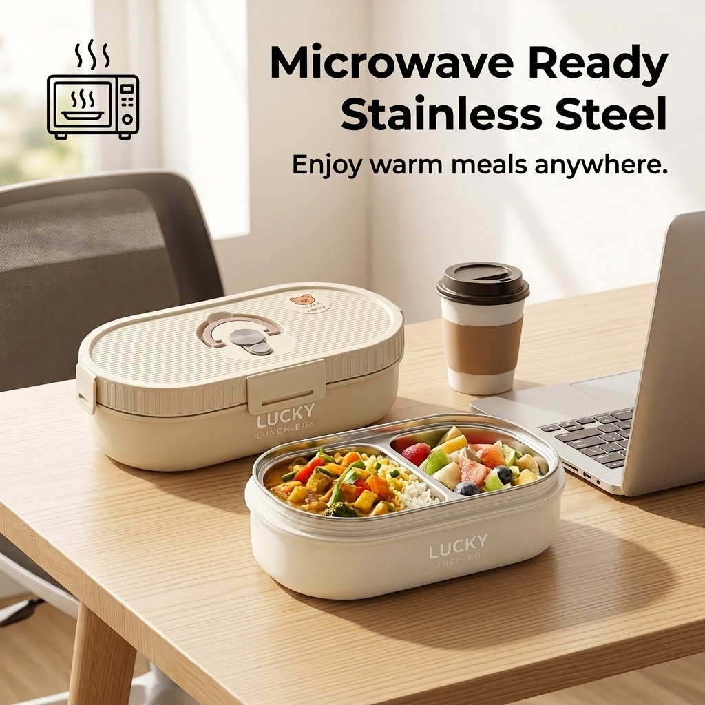 전자레인지 사용 가능 스테인리스 도시락 세트, 새지 않 - Food Storage 30 Years 리뷰 및 가격