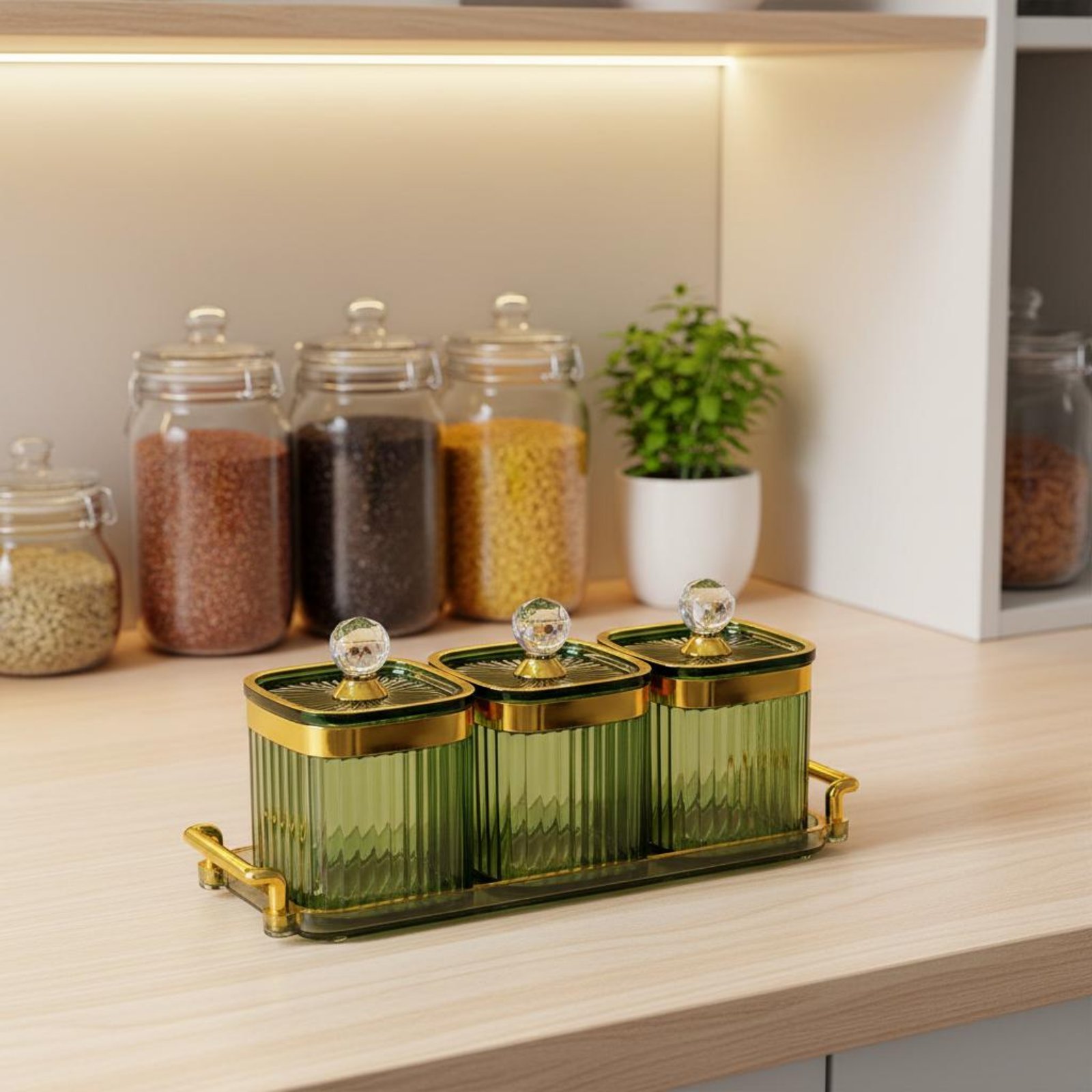 장식용 간식 보관 용기 세트, 밀폐형 고급 식품 보관  - Food Storage Containers Set 리뷰 및 가격