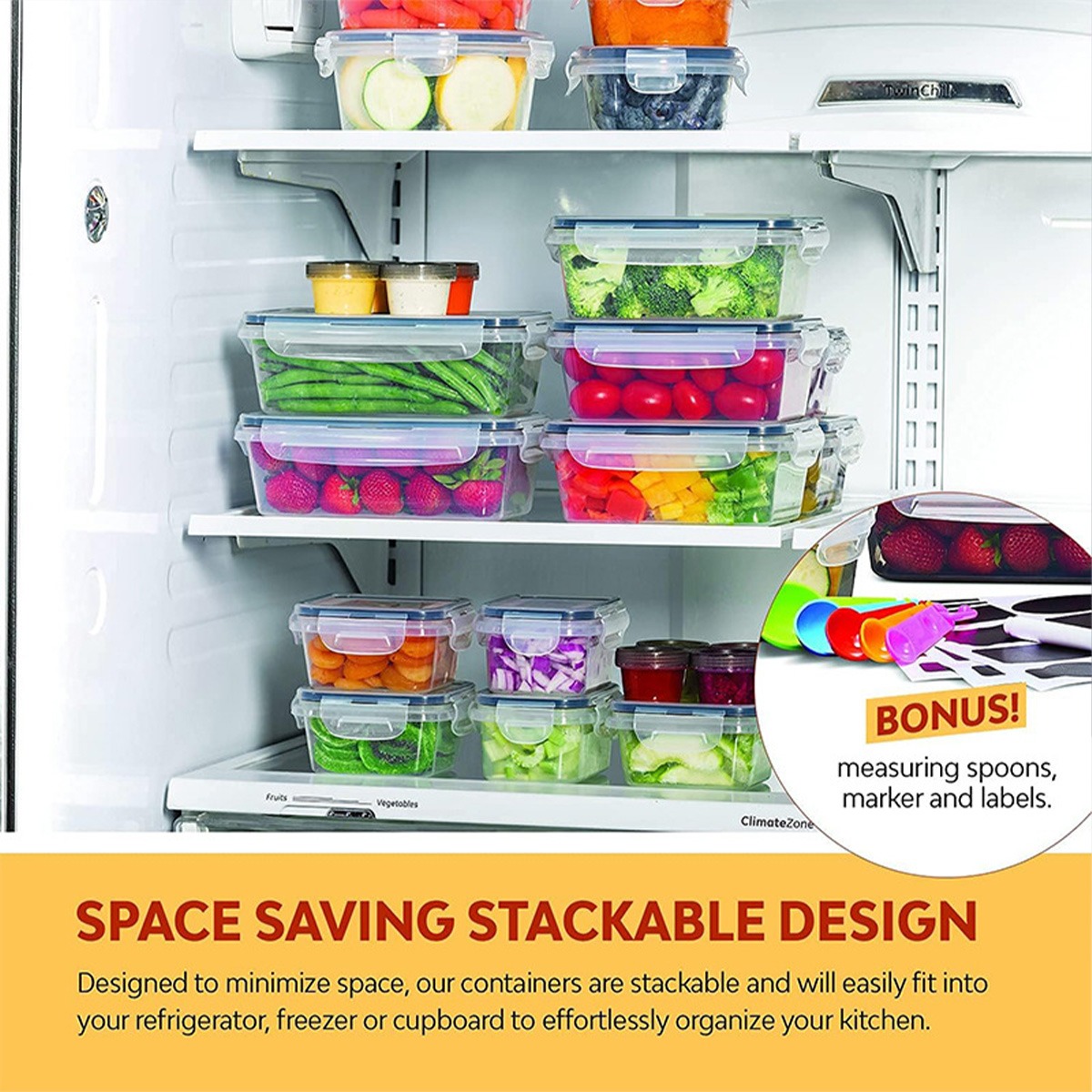 24개/세트 식품 보관함 세트 주방 식품 보관 용기 과 - Food Storage Containers Set 리뷰 및 가격