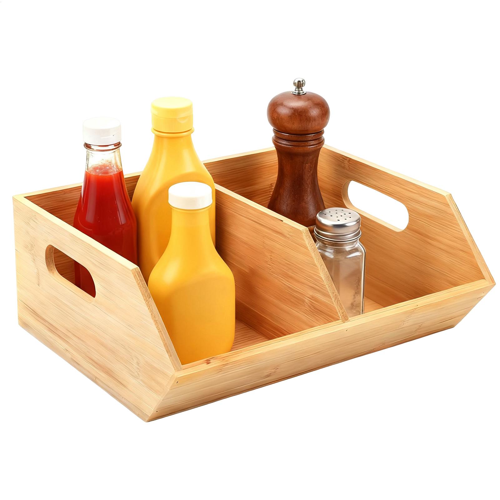 팬트리 수납함 나무 용기 쌓을 수 있는 바구니 수납함  - Stackable Pantry Bin 리뷰 및 가격