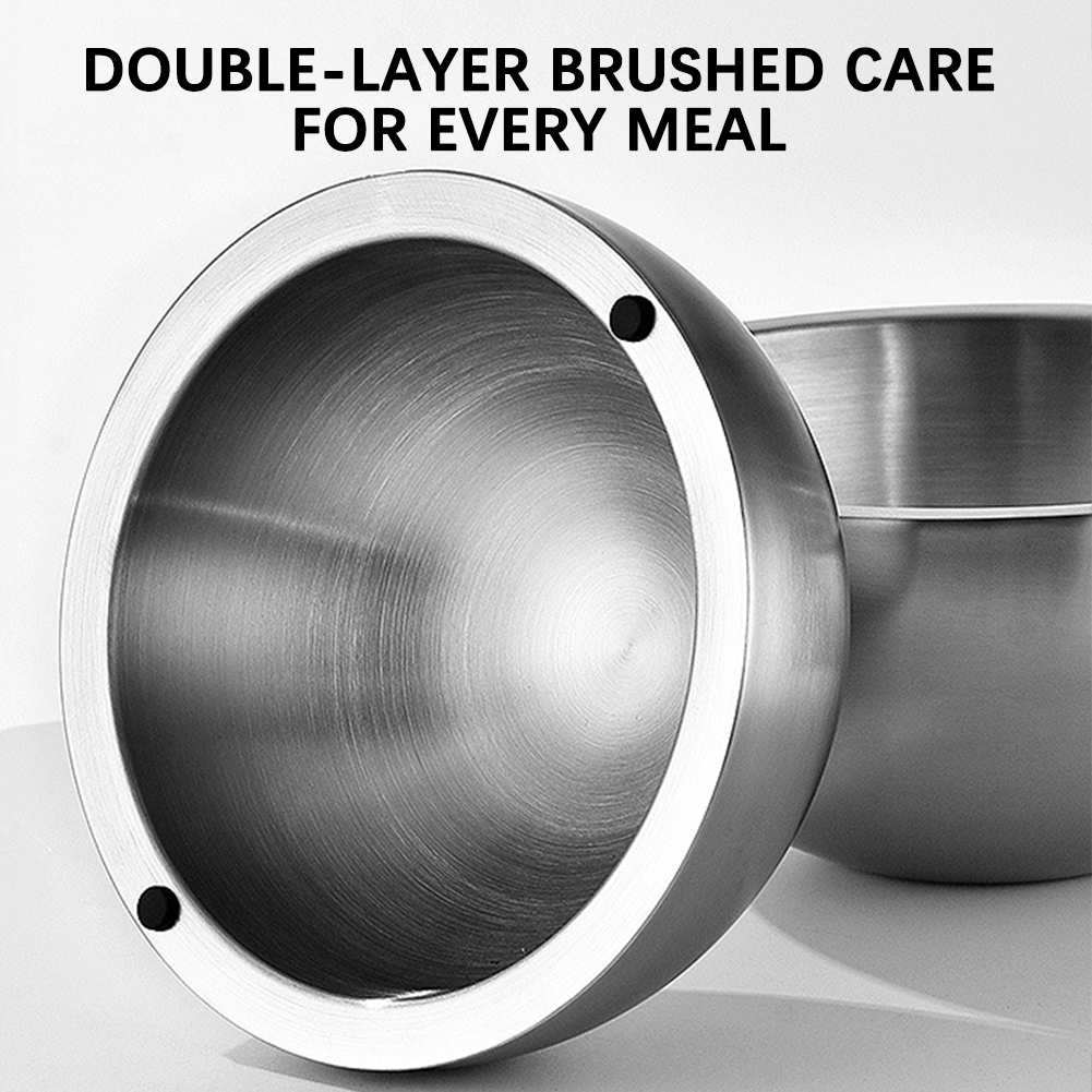 304 두꺼운 샐러드 믹싱 그릇 스테인레스 스틸 이중  - Food Storage Stainless Steel 리뷰 및 가격