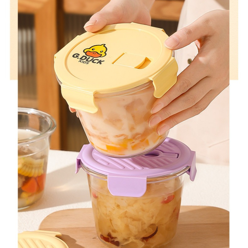 전자레인지 사용 가능한 유리 식품 보관 세트, 오트밀  - Food Storage Glass Set 리뷰 및 가격
