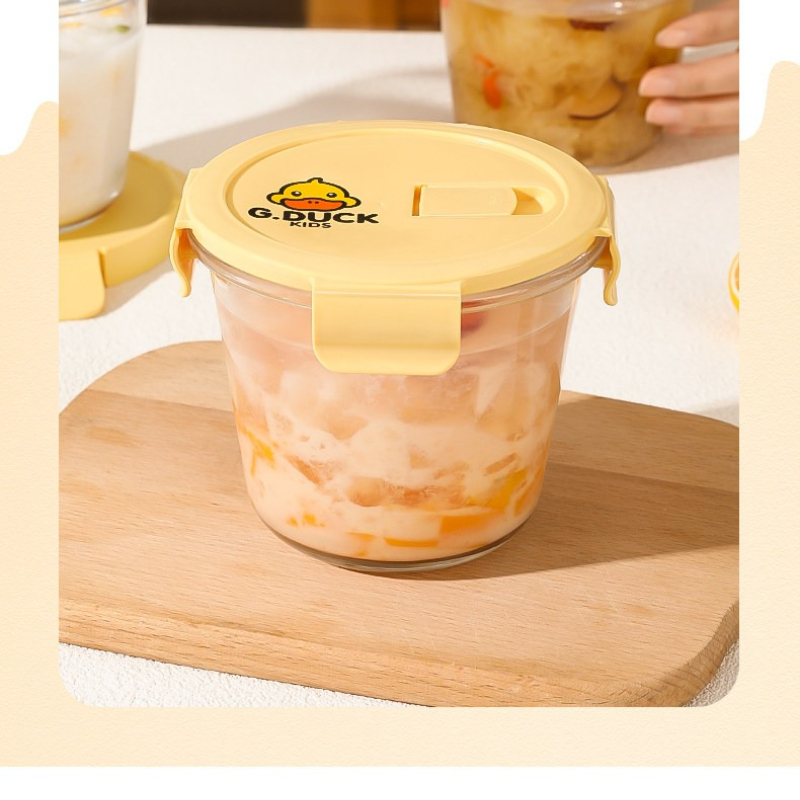 전자레인지 사용 가능한 유리 식품 보관 세트, 오트밀  - Food Storage Glass Set 리뷰 및 가격