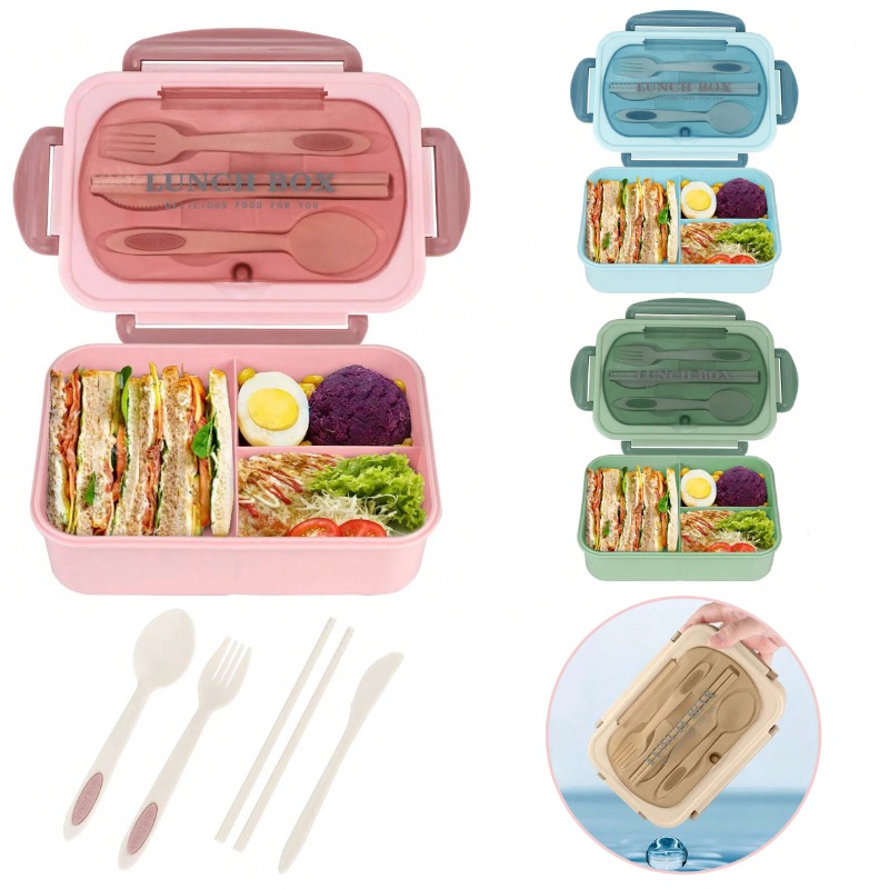 3개/1개 도시락통, 성인용 도시락, 3칸짜리 남녀공용 - Food Storage With Compartments 리뷰 및 가격