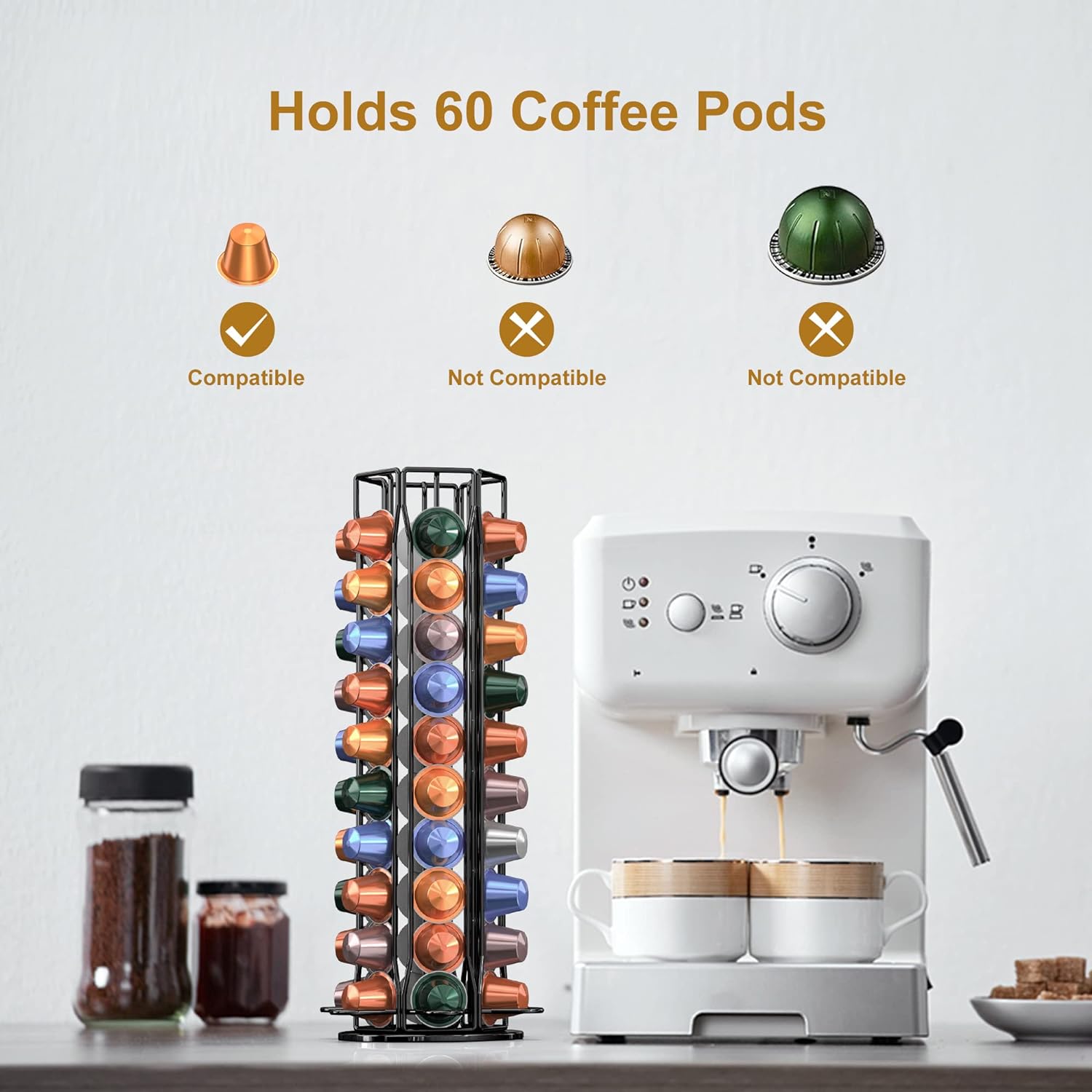 네스프레소 오리지널라인 커피 캡슐 보관함 360도 회전 - Food Storage Xl 리뷰 및 가격