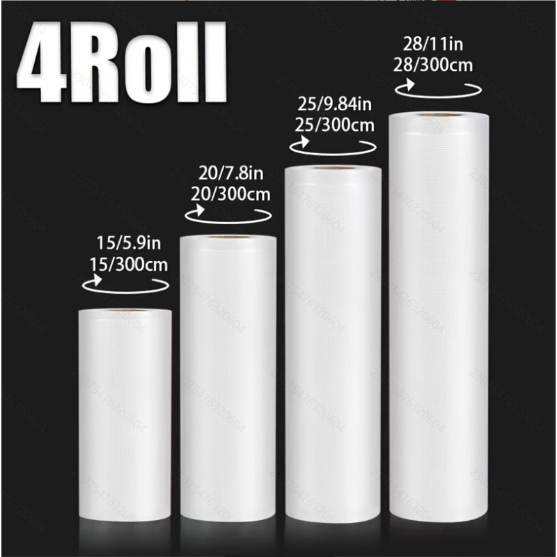 진공 밀봉 백 4개: 롤 4개(중/대/X대 사이즈),  - Food Storage Xl 리뷰 및 가격