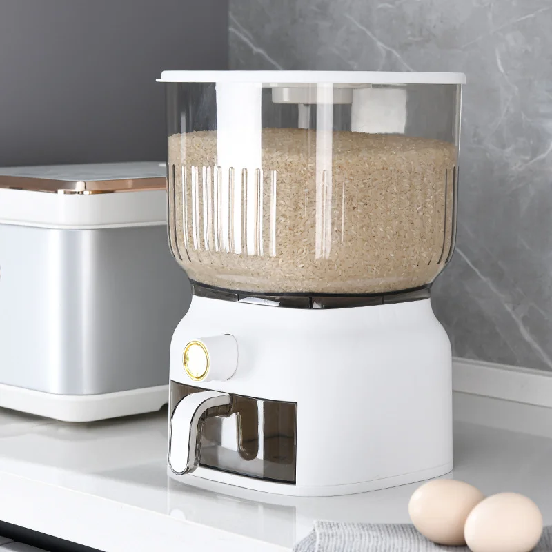 10KG 주방 쌀통 보관함 시리얼 디스펜서 방습 시리얼 - Food Storage Acrylic Containers 리뷰 및 가격
