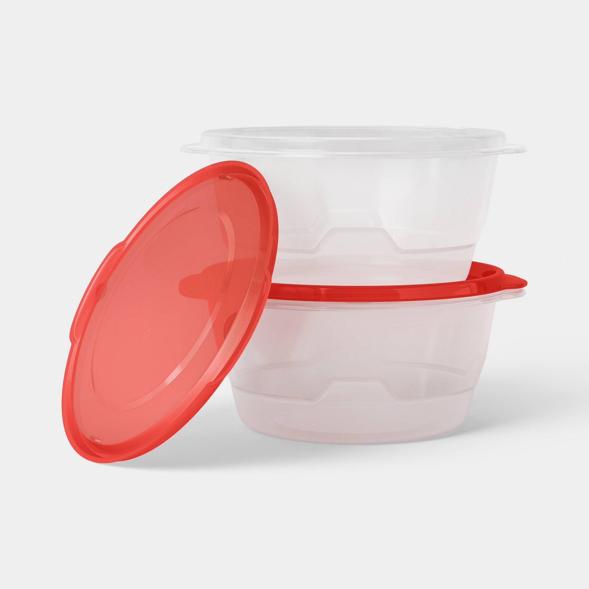 2캐럿 대형 원형 식품 보관 용기 128온스 투명 플라 - Food Storage Organization 리뷰 및 가격
