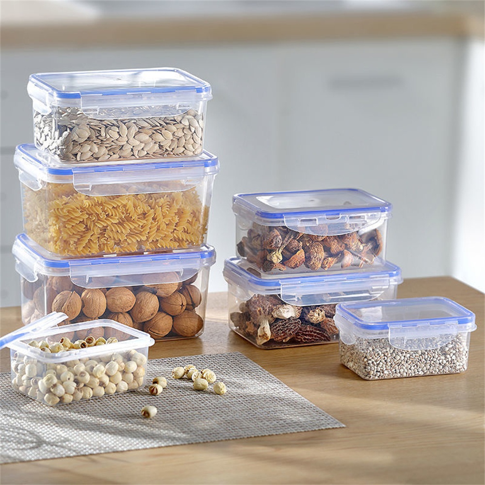 1/4팩 식품 보관 용기 투명 주방 정리함 뚜껑 포함  - Food Storage In Pantry 리뷰 및 가격
