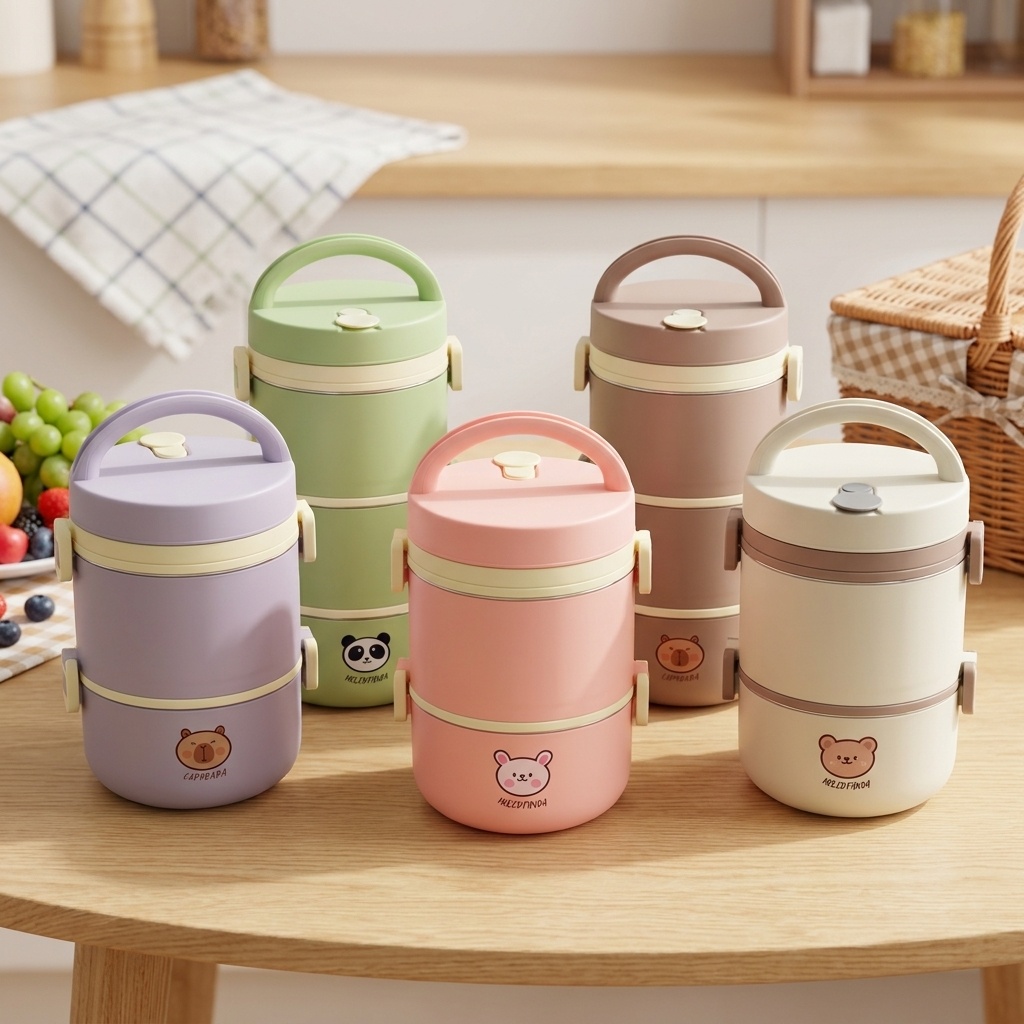 304 스테인리스 스틸 보온 도시락 세트 전자레인지 사 - Food Storage 30 Years 리뷰 및 가격