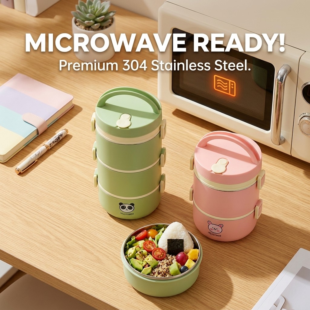 304 스테인리스 스틸 보온 도시락 세트 전자레인지 사 - Food Storage 30 Years 리뷰 및 가격