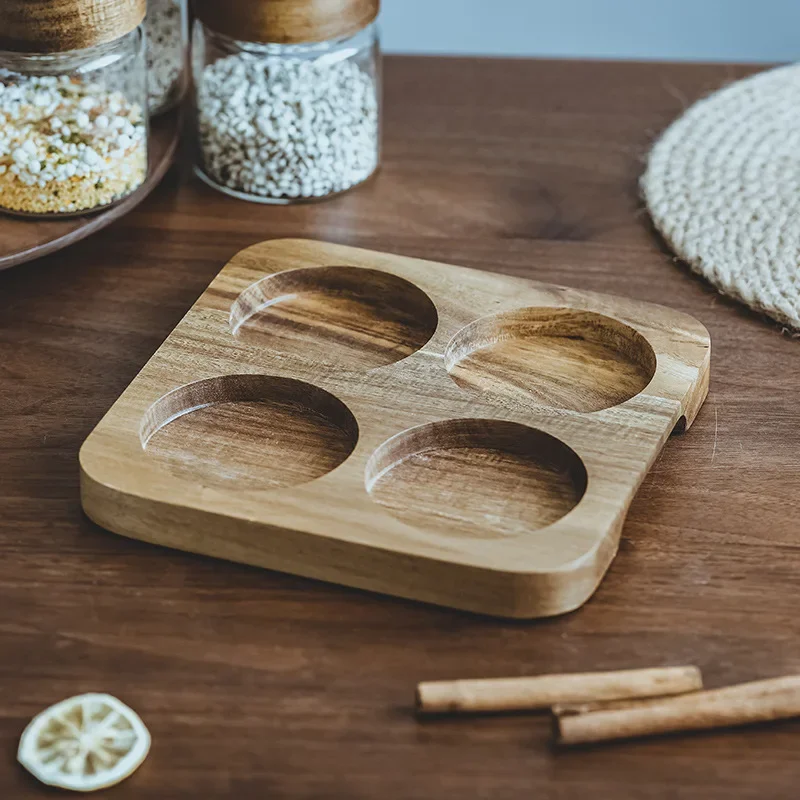 목재 뚜껑 오거나이저 유리 밀폐 용기, 주방 보관 병, - Food Storage Glass Set 리뷰 및 가격