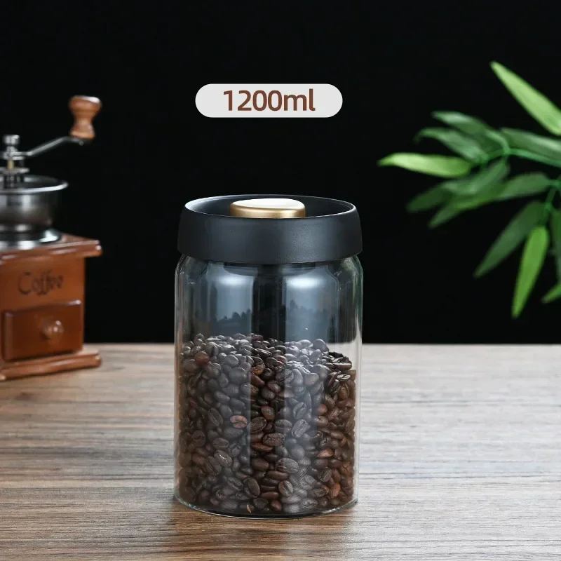 커피콩 진공 밀봉 용기, 투명 유리 식품 보관 용기,  - Food Storage Glass Set 리뷰 및 가격
