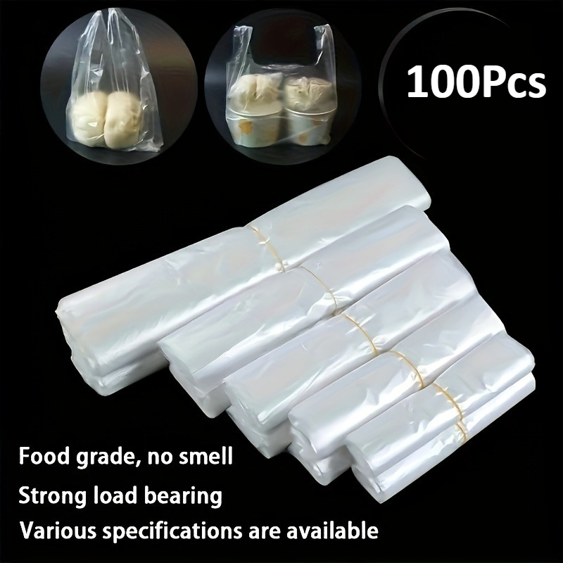 100Pcs 미니 투명 일회용 비닐 봉투 3 크기 옵션 - Food Storage Plastic Bag 리뷰 및 가격
