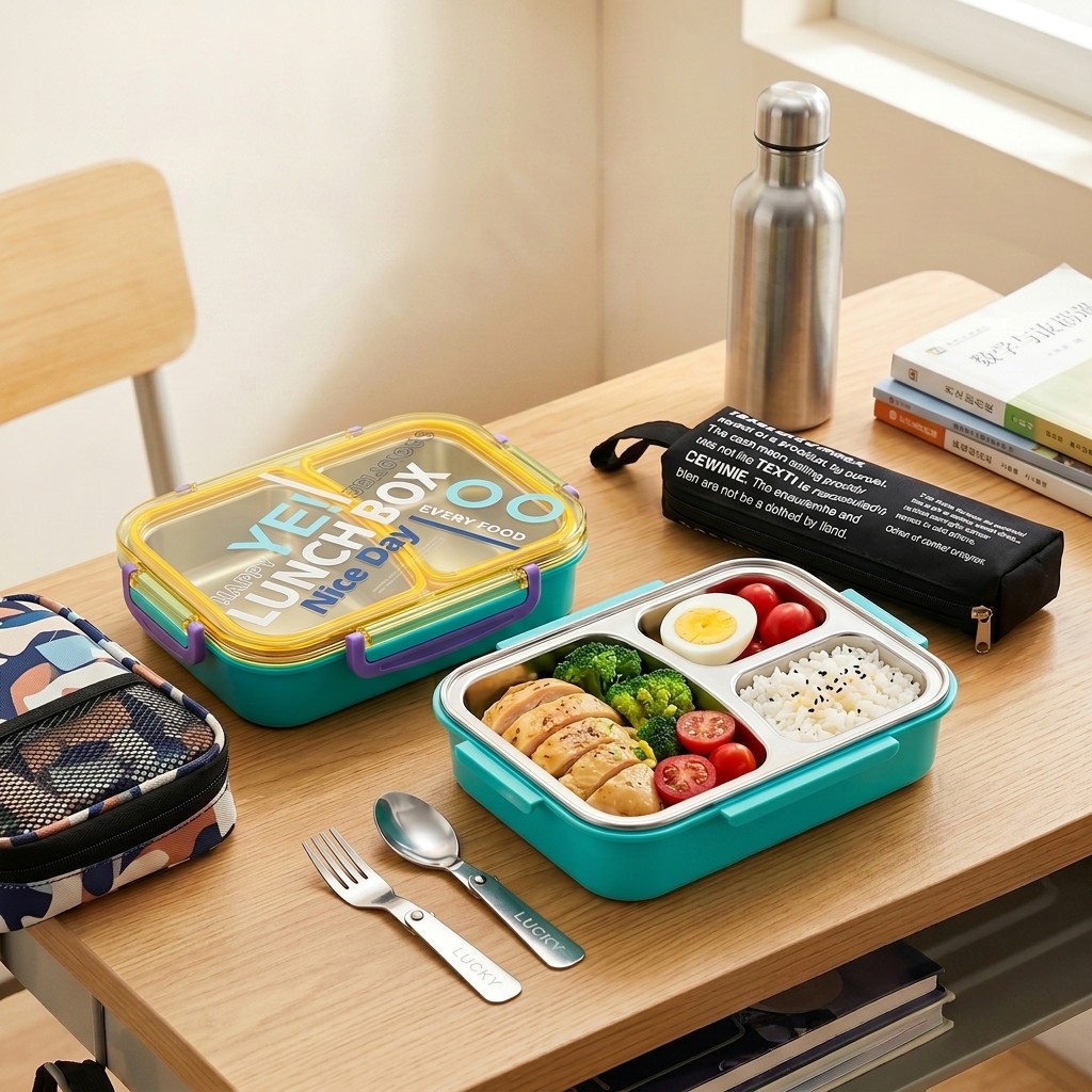 전자레인지용 304 스테인리스 도시락 휴대용 2/3칸  - Food Storage 30 Years 리뷰 및 가격