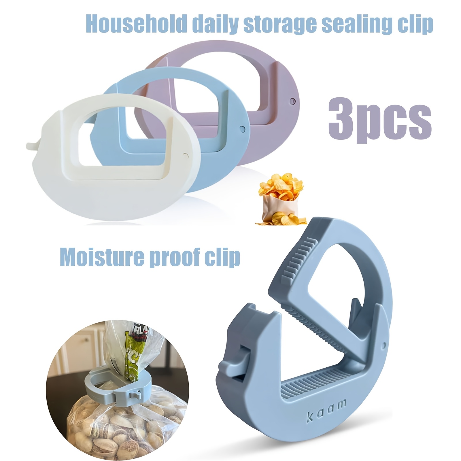 일상 가정용 신형 안전 클립, 식품 보관 밀폐 클립,  - Food Storage And Safety 리뷰 및 가격