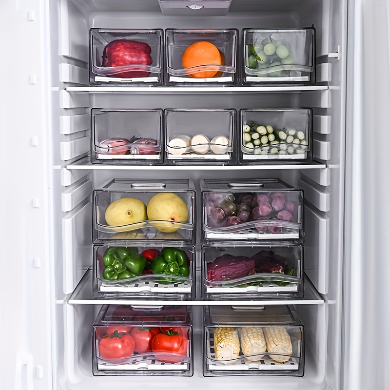 1pc주방 냉장고 보관 상자 서랍 유형 신선 유지 상자 - Food Storage Types 리뷰 및 가격