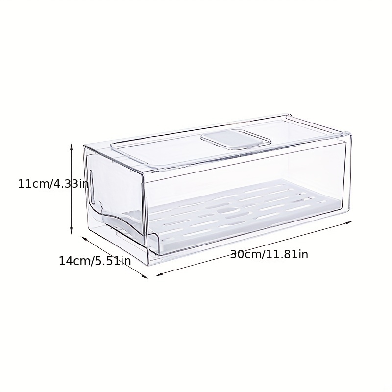 1pc주방 냉장고 보관 상자 서랍 유형 신선 유지 상자 - Food Storage Types 리뷰 및 가격