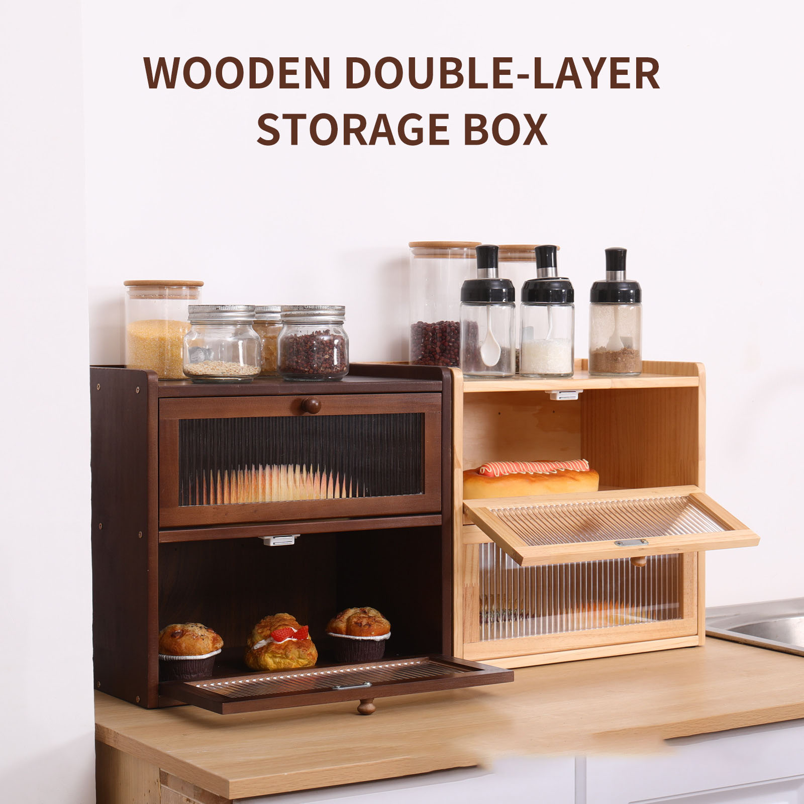 주방 조리대용 빵 상자 수제 빵 보관함 아크릴 플립 뚜 - Food Storage Acrylic Containers 리뷰 및 가격