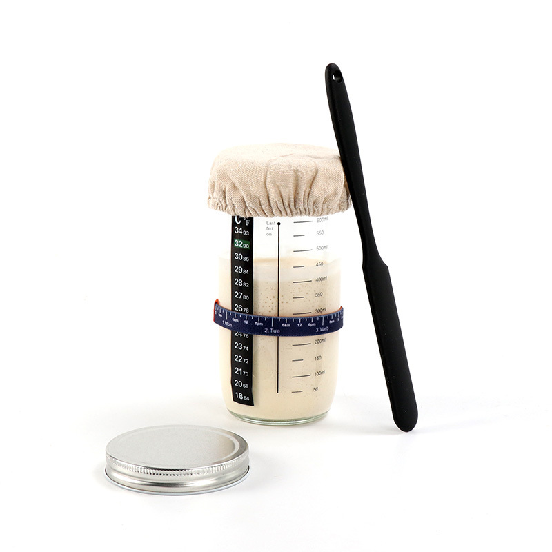 식품 저장 용기 키트 사워도우 스타터 용기 사워도우 발 - Food Storage Glass Set 리뷰 및 가격